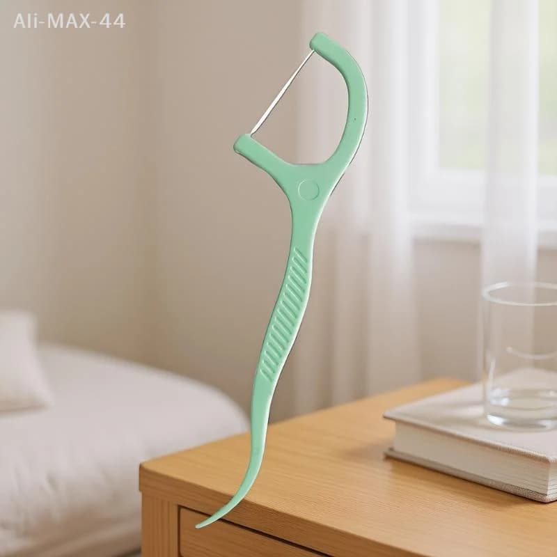 Ultra-Fine Interdental Wire for Menta Taste, Use Sticks and Drops for Tooth Care, 50/100/200 Pieces, Portable Set for Deep Cleaning and Home Oral Care