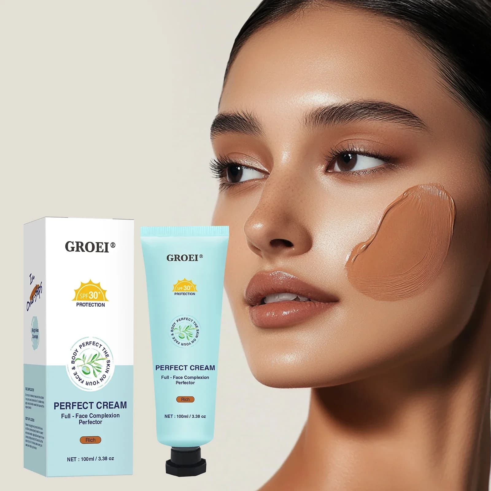 Solar Cream BB Cream Bleaching Whitening Corrector Long-Term Hydrating Primer Base For Uniform Makeup For Skin Tone For Face Makeup