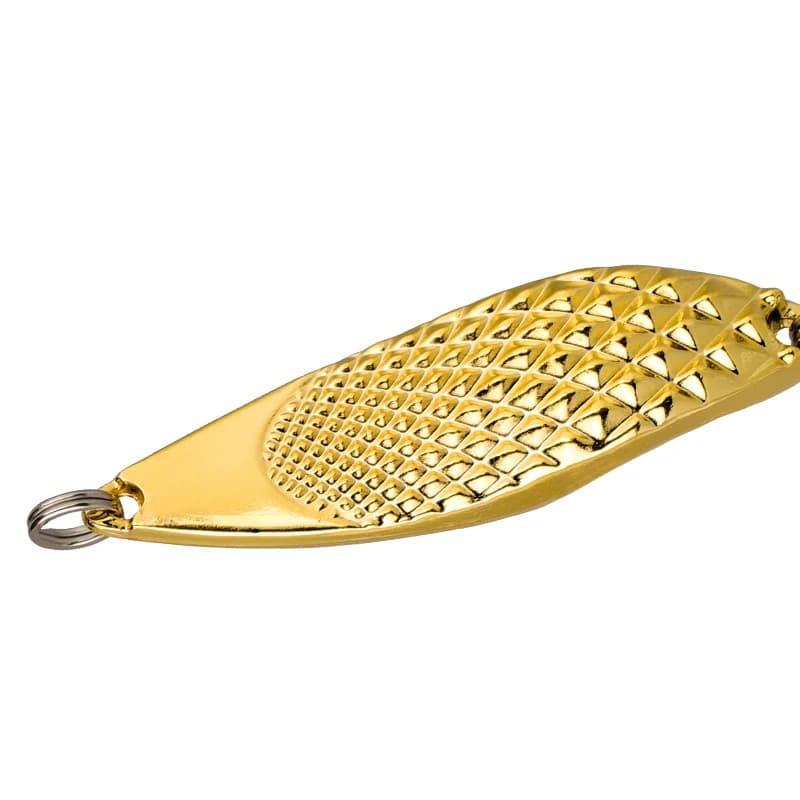HISTAR 1 scatola cromo in lega di zinco cucchiaio da pesca esca vestito lunga distanza di colata gancio triplo ad alto tenore di carbonio azione galleggiante