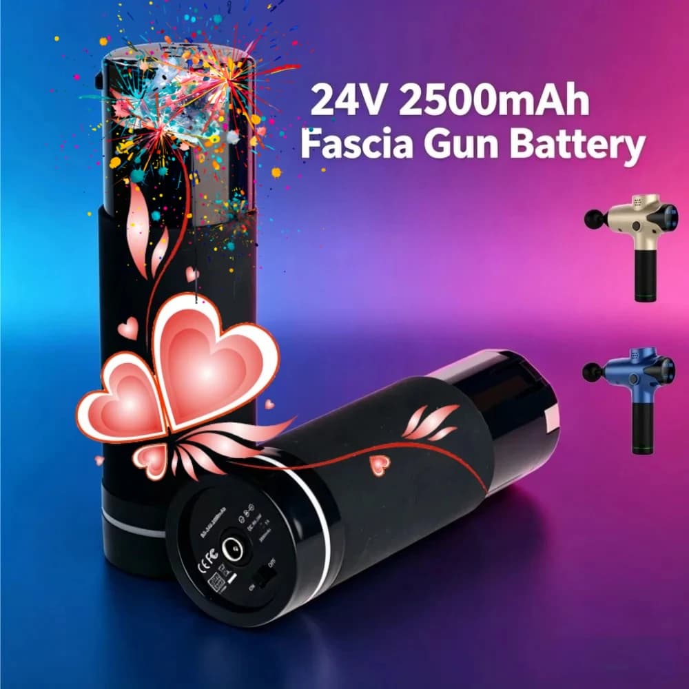 New 24V 2500mAh Massage Gun/Fascia Gun Battery for Various Types of Massage Guns/Fascia Guns