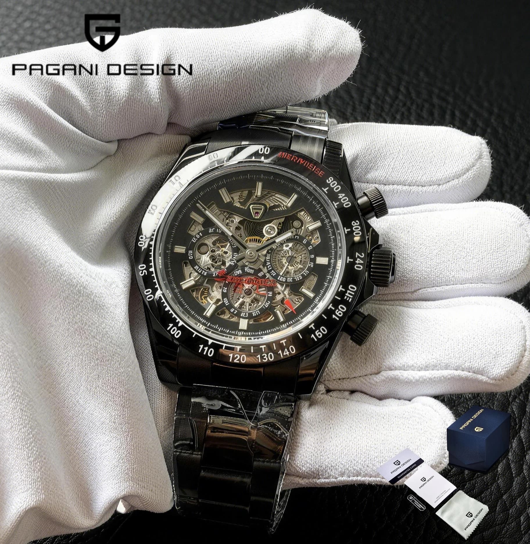 PAGANI DESIGN 2026 New Mens Mechanical Watch HZ2196G Movement 100M Waterproof Sapphire Glass Stainless Steel Wristwatch PD1777