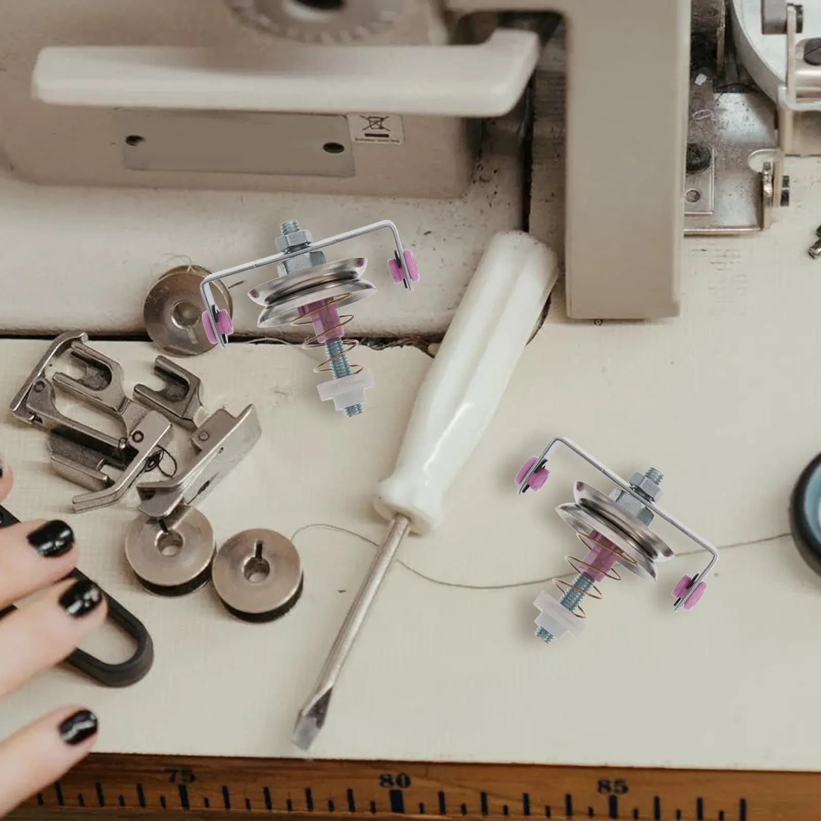 2pcs Weaving Machine Tensioning Machine Drawing Machine Passing Yarn Expander Weaving Loom Accessories Tensioners Parts
