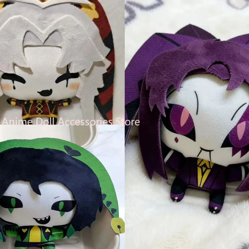 Peluche Anime The Freak Circus Pierrot da 10 cm, Ciondolo in Peluche, Figura Imbottita in Cotone, Accessori per Borsa