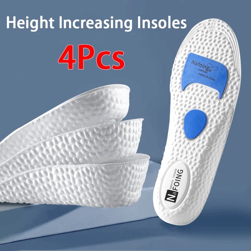 Solette per aumentare l'altezza Soletta sportiva ammortizzante per uomo e donna Cuscinetti per scarpe comfort traspiranti 2 pezzi/4 pezzi