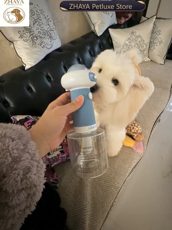 ZHAYA Electric Pet Shampoo Foamer Bubble Maker Cat Dog Bath Foam Dispenser Mixer for Grooming Washing Supplies