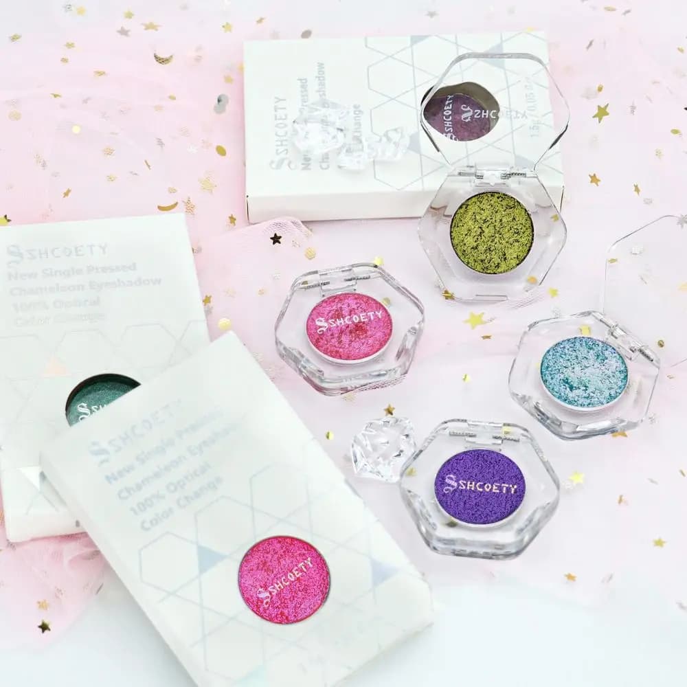 Shiny multicolored chameleon umbrella Perlescent Fine Brilliant Glitter Umbrella Smooth resistant plate