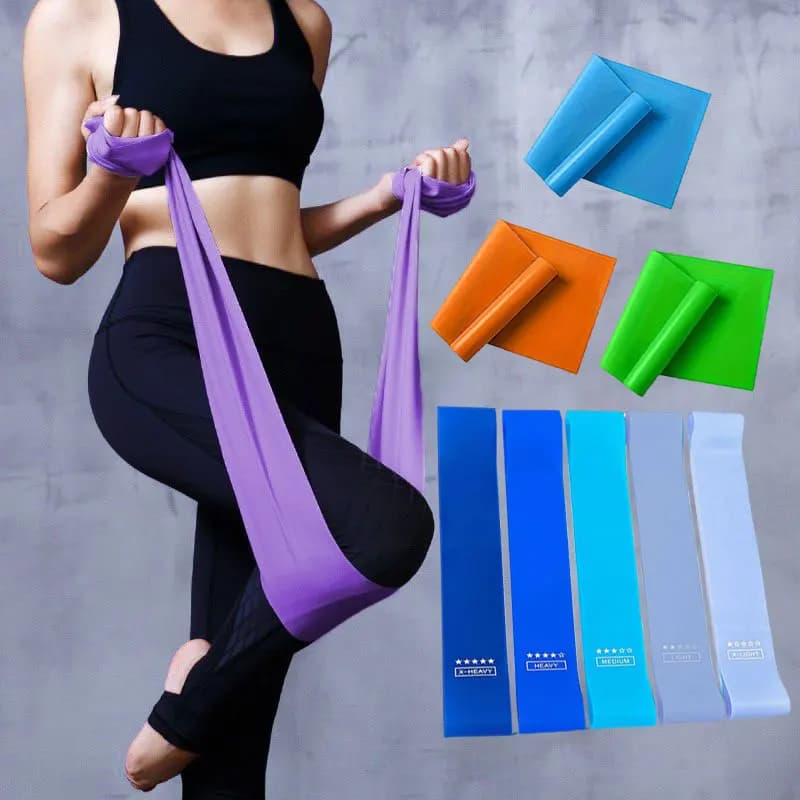 6 pieces/8 pieces yoga belt fitness training for men's strength waist belt sport belt set of women's fitness resistance belts