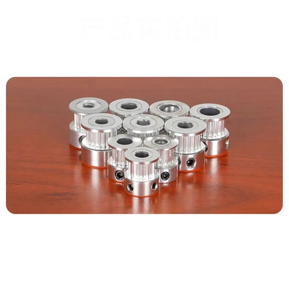 Puleggia 2GT Larghezza Cinghia 6mm, 16 20 36 40 60 Denti, Foro 5 6.35 8mm, Puleggia GT2 per Stampante 3D, Puleggia di Sincronizzazione, Ruota Sincrona