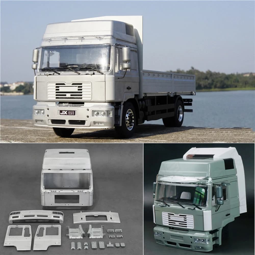 F2000 Metal Car Shell 1/14 RC Tamiya Truck Assembly Version maschera per porta modello Car Shell Assembly accessori