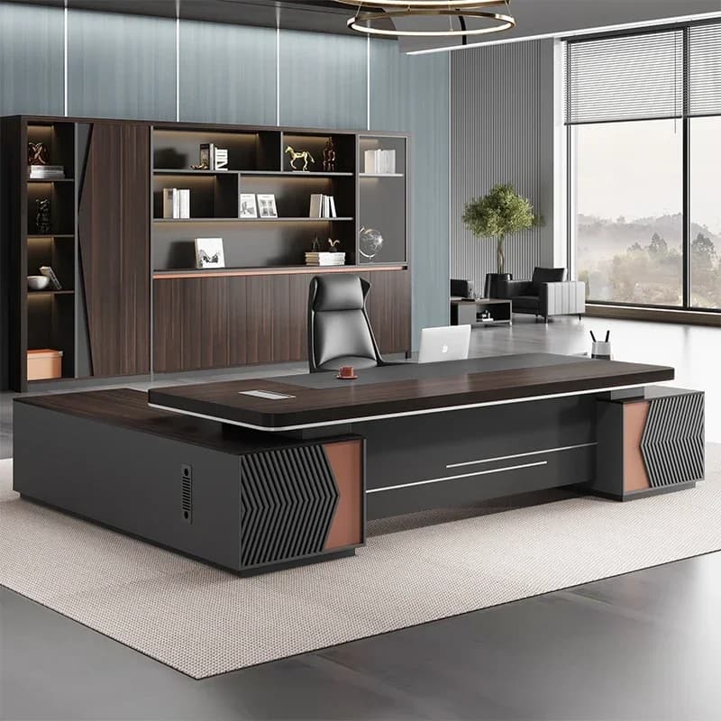 #With Drawers Gaming Pc Adjustable Modern Executive Desk With Hutch Office Drawers Computer Chair Work Desk Wooden Desk Table