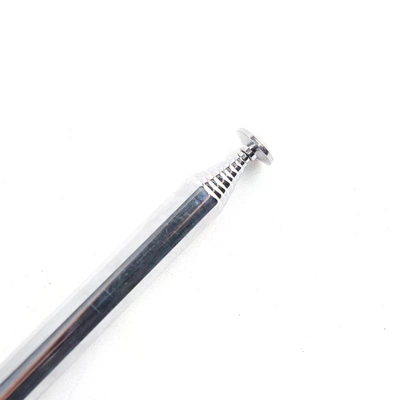 Antenna telescopica in acciaio inossidabile a 10 sezioni da 120 cm - Super segnale radio FM AM