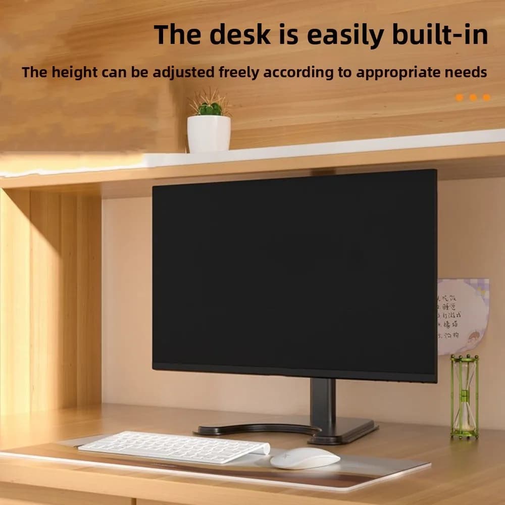 Support for Adjustable Table Monitor Support for Laptop Monitor with Large Base Increases Height 14-27 inch