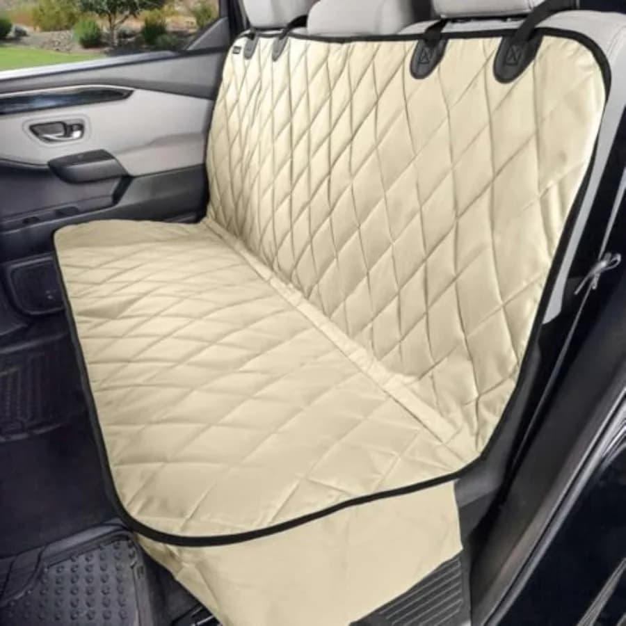 Copertura per Sedile Posteriore per Cani Senza Amaca, Larghezza 54 Pollici, Impermeabile, Antiscivolo, Resistente, Adatta per Auto, SUV, Piccoli Camion