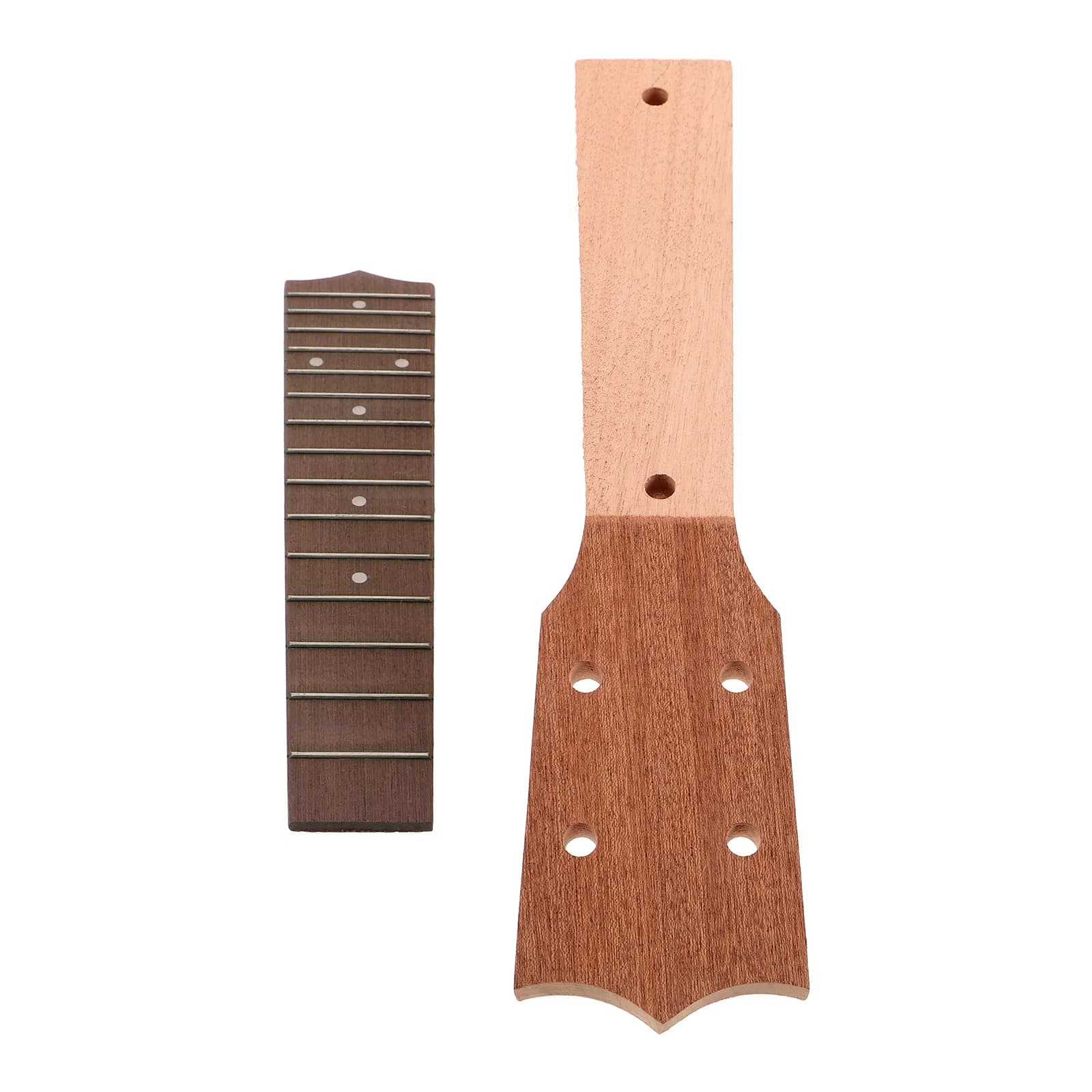 1Set Ukulele Fingerboard Replacement 21 Inch Acoustic Neck Repair Parts for Folk Concert Musical Instruments DIY Upgrades