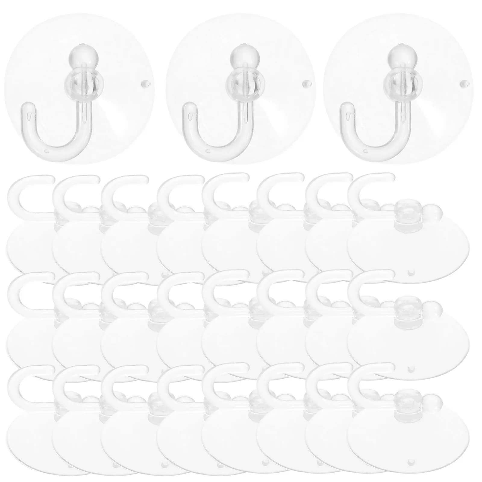 100 ganci a ventosa resistenti per appendere a parete, per bagno, cucina, piastrelle, vetro, superfici metalliche, senza foratura, rimovibili