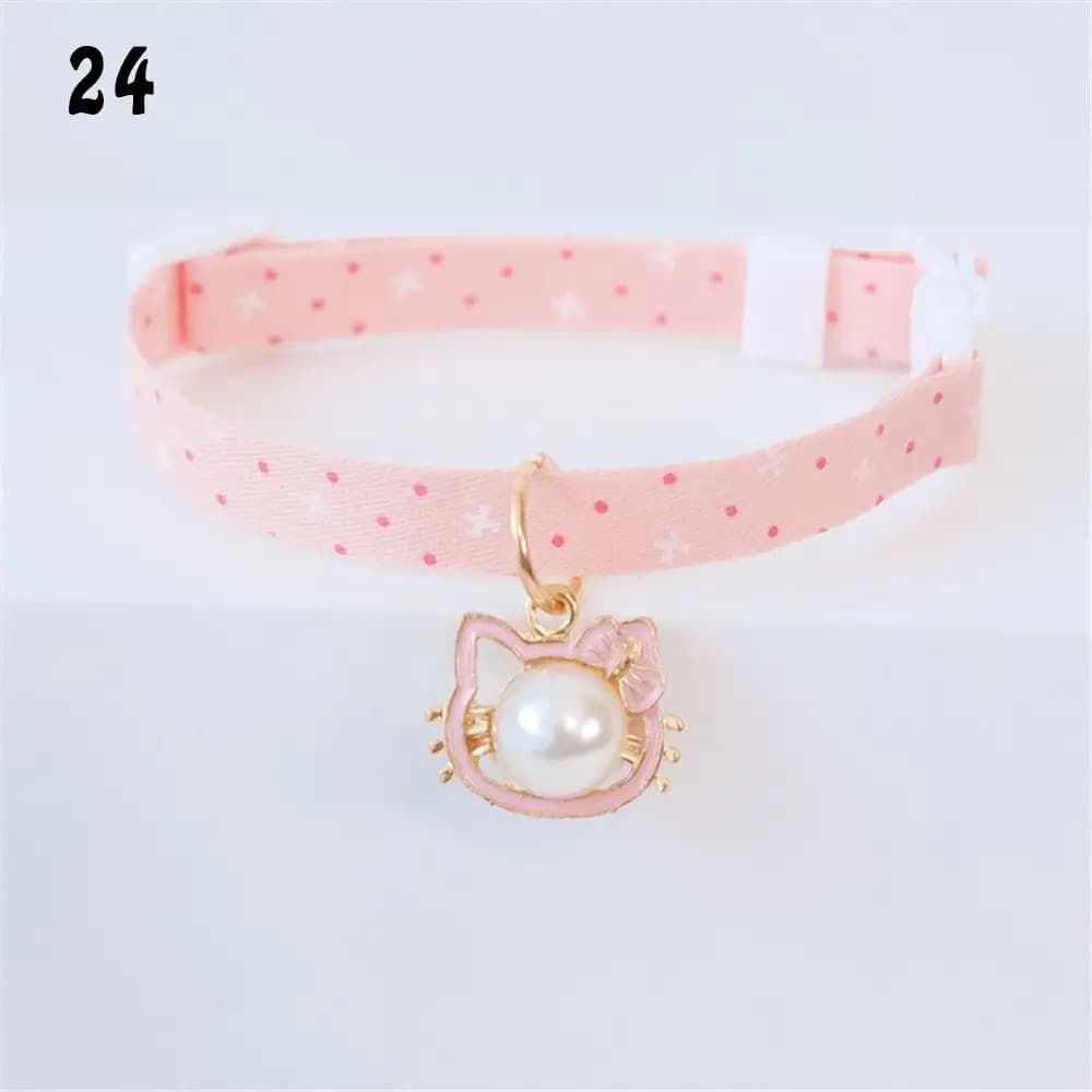 Accessori per gatti con fibbia staccabile Collari per gatti per cuccioli Collana per cani con ciondolo per gatti Collana per gattini