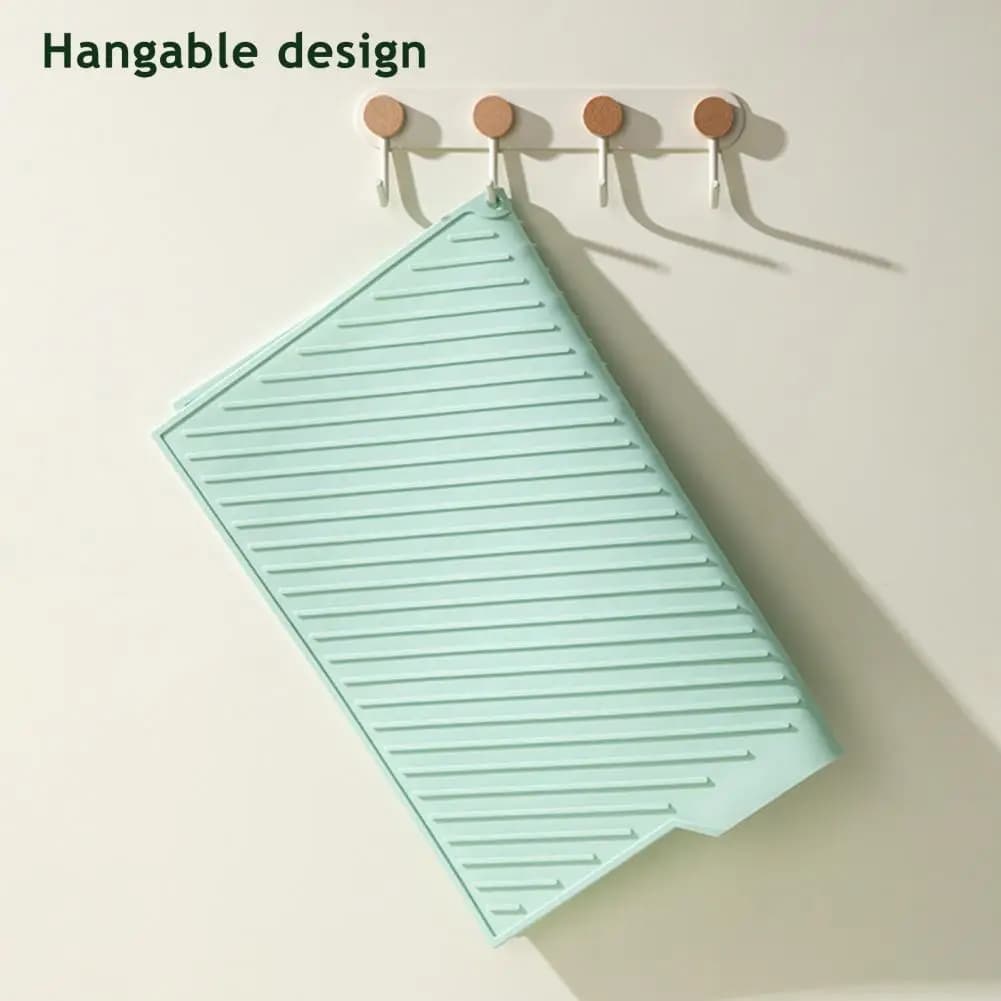 Silicone Plate Drying Mat for Kitchen Bench Quick Shoe Heat Resistant Laptop Silicone Mat Protective Mat for Cutting