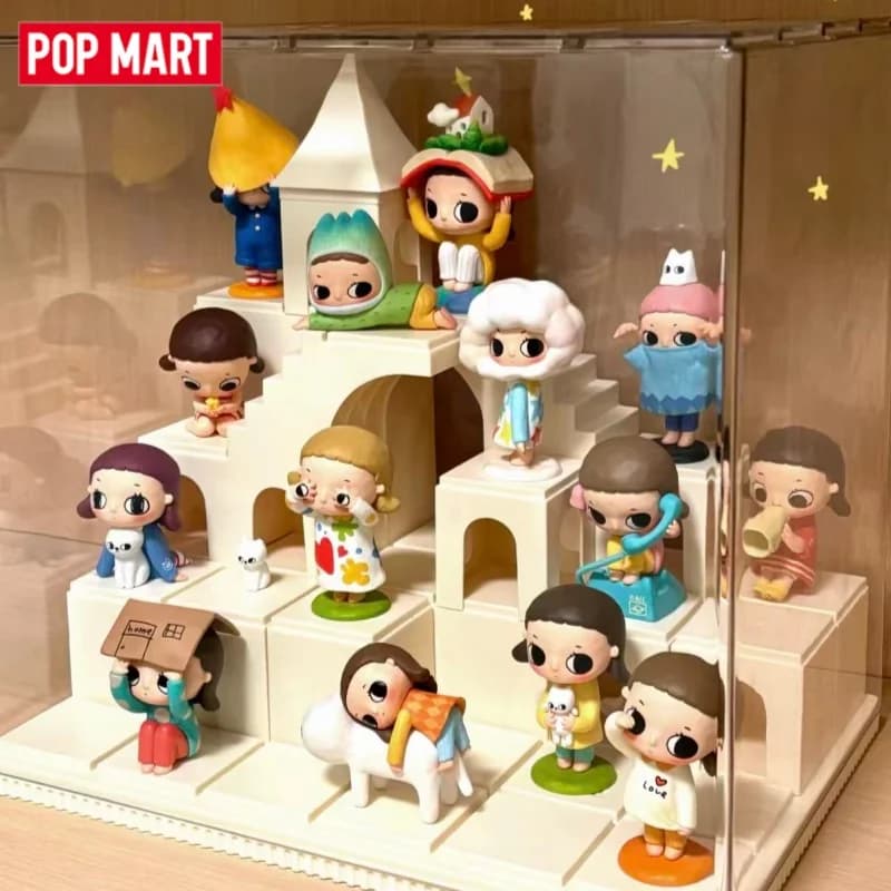 POPMART Nyotas Flauschige Life Series Blind Box, Busta a Sorpresa, Decorazione da Scrivania, Giocattoli in Busta a Sorpresa, Statuetta Anime, Modellino Carino, Regalo per Ragazze