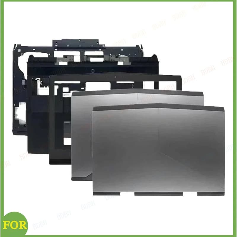 Originale adatto per laptop Alienware 17 R4 R5 P31E, cover posteriore LCD, cornice dello schermo, poggiapolsi, coperchio inferiore con cerniera e uscita aria.