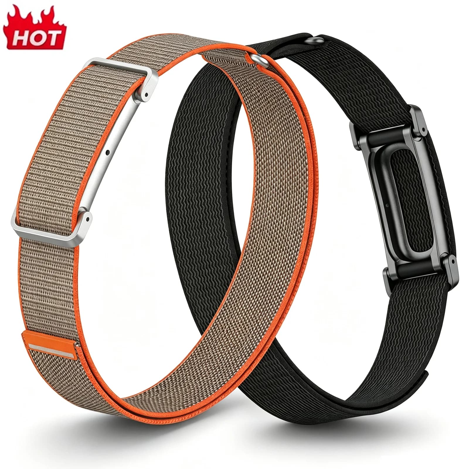 Elastic Nylon Arm Band For Google Fitbit Air Soft Sport Breathable Arm Strap With Metal Case For Google Fitbit Air Bicep Strap