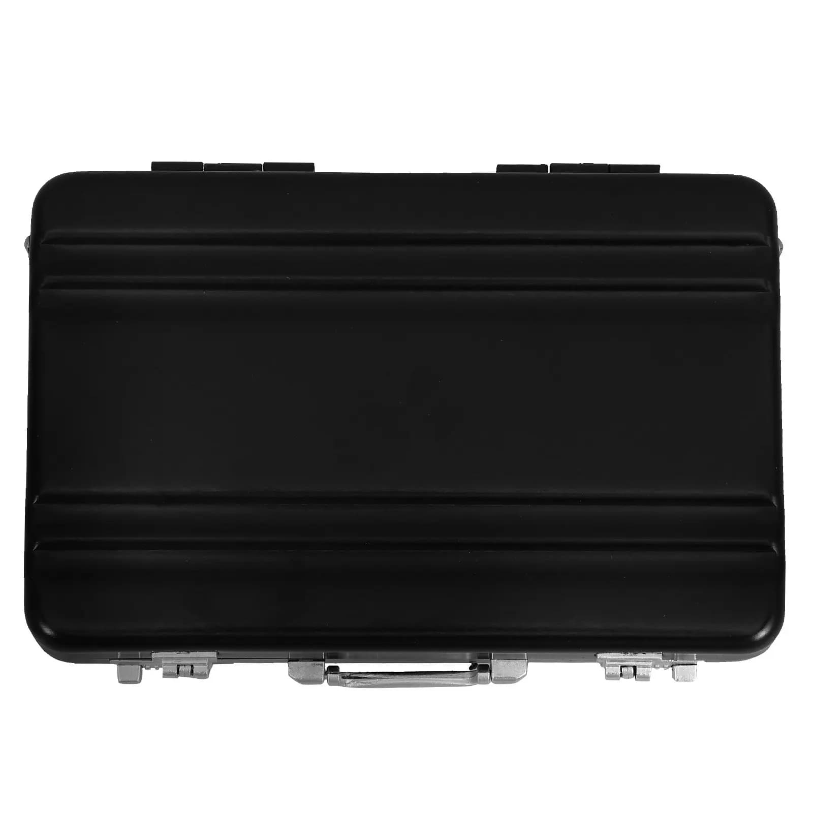 Porta Biglietti da Visita in Lega di Alluminio Sottile e Robusta, Ampio Spazio, Organizzatore per Ufficio, Viaggi, Visite, Indice Nomi, Commercio