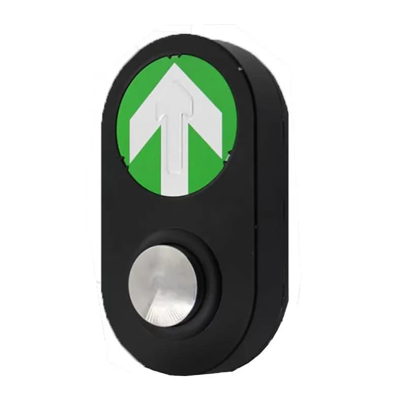 Crossroads Freccia Direzione Segnale stradale Interruttore Crossroads ** Pulsante luce LED passeggero
