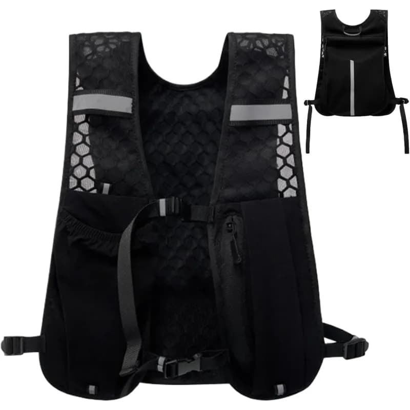 Gilet Idratazione Leggero per Corsa, Zaino Idratazione per Uomo Donna, Borsa Idratazione per Ciclismo, Corsa, Escursionismo, Bici