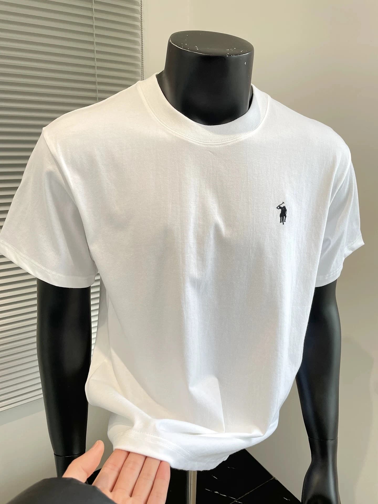 T-shirt di Marca di Design a Maniche Corte, 100% Cotone, Collo Tondo, Classico di Alta Gamma per Uomo, con Ricamo Logo Paul, Moda di Lusso, Top da Golf