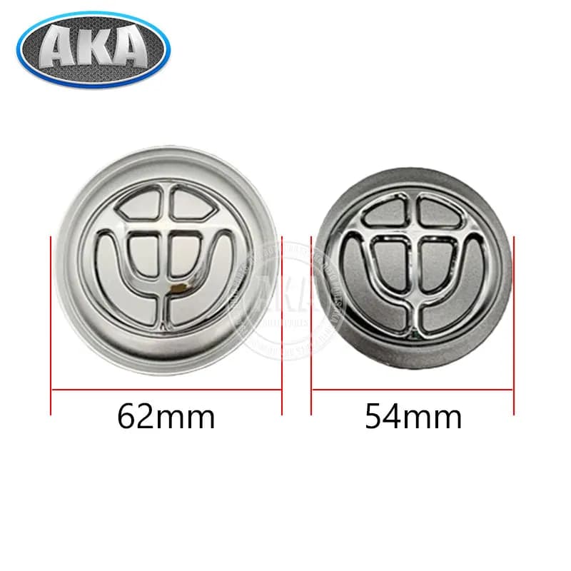 (4 pz/kit) Coprimozzo Ruota da 54MM in Plastica per Brilliance Cinese H320 H530 BS4 M2 BS6 V5 V3 FRV Ricambio Auto