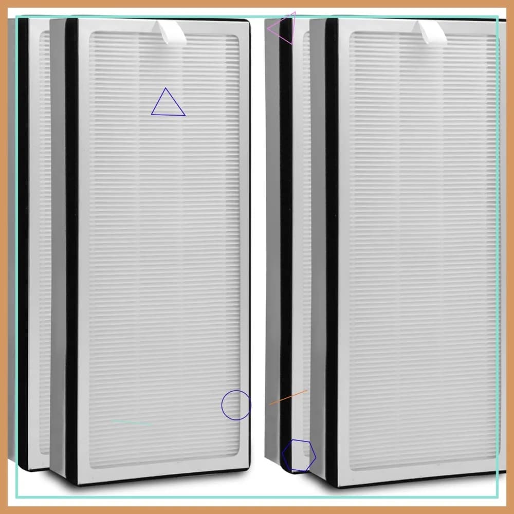 Confezione da 4 filtri di ricambio per purificatore d'aria MA serie 40, 40E | Filtro HEPA H13 3-in-1 Originale