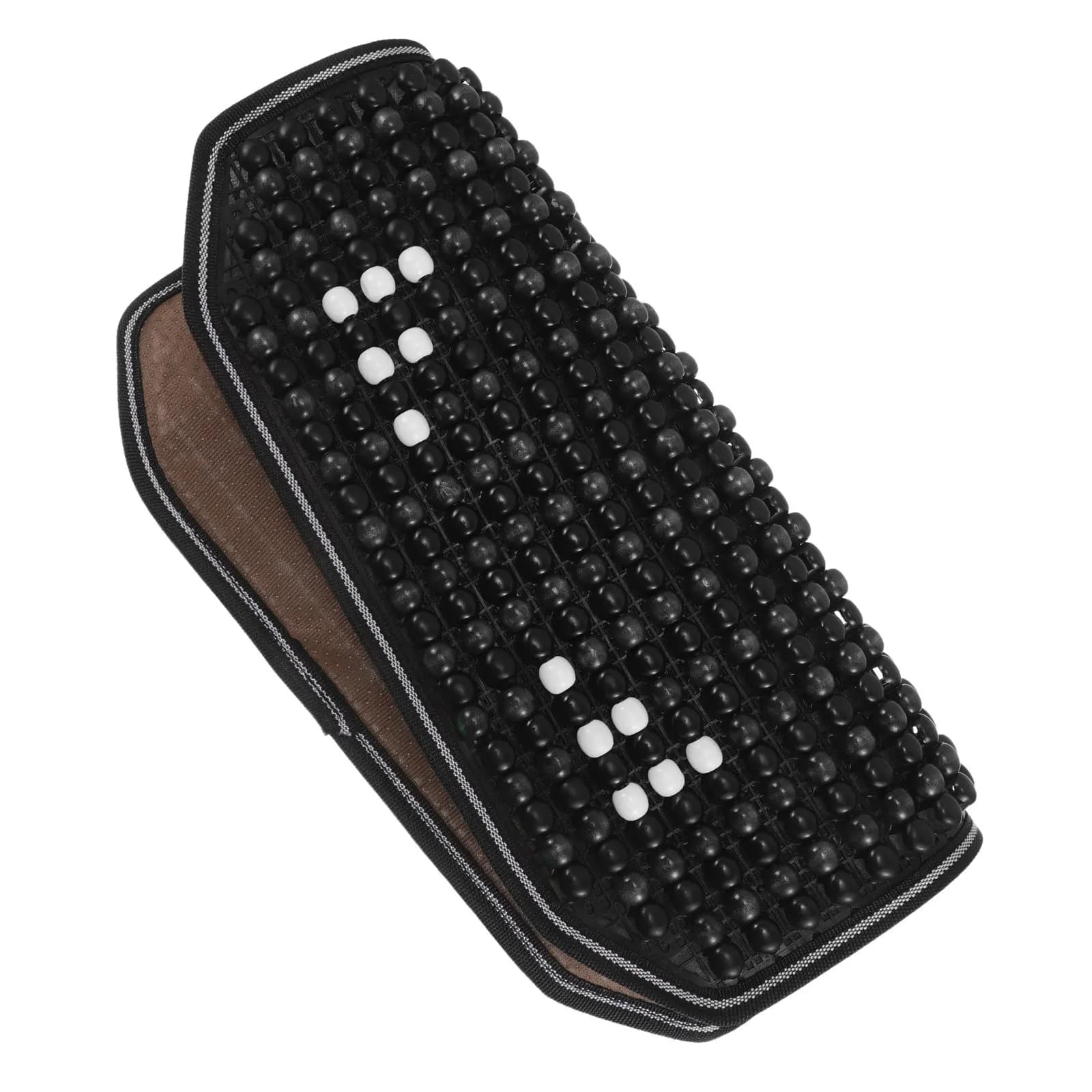 Set di Coprisedili per Auto con Perline, Ergonomici, Antiscivolo, Traspiranti, Cuscini in Perline di Legno Naturale per Comfort in Tutte le Stagioni nei Veicoli