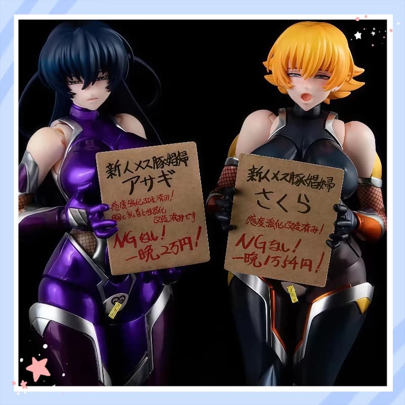 MoZhai Native Taimanin Asagi Igawa Sakura Action Figure Modello Articolato con Giunti Intercambiabili Statua da Collezione Anime per i Fan