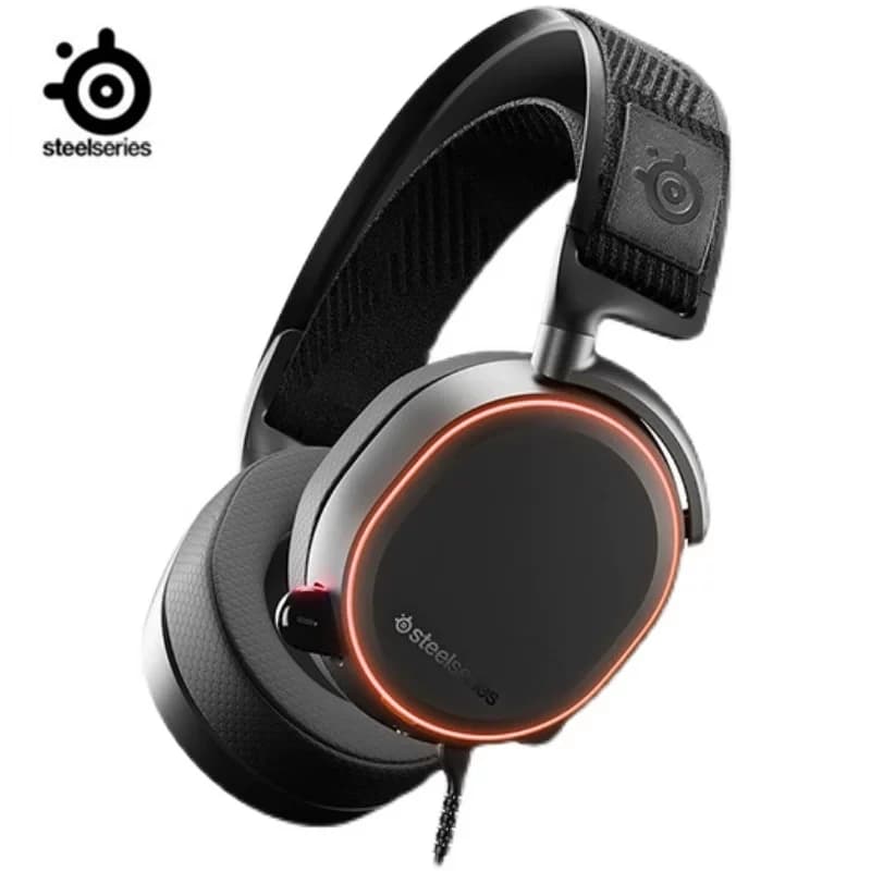 Cuffie da Gaming Originali SteelSeries Arctis Pro RGB Illuminate con Audio Surround DTS Headphone:X v2.0 - per PC