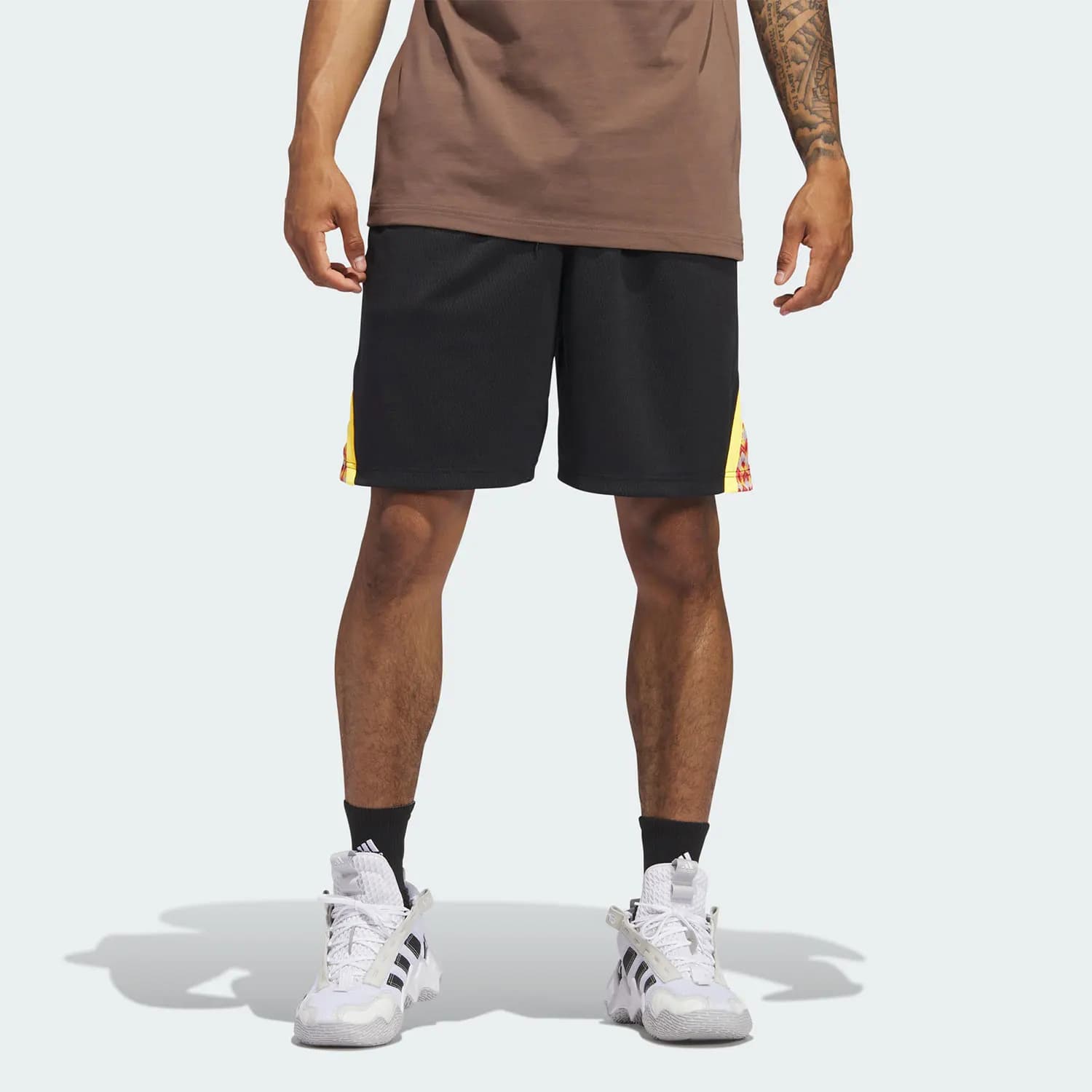 Pantaloncini sportivi da basket traspiranti da uomo Adidas originali SLCT SS LU IS0607