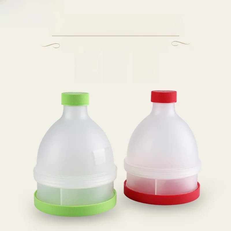 Portable Container for Proteins in Powder, Round Glass for Frullati, Shaker for Sports Nutrition at Open