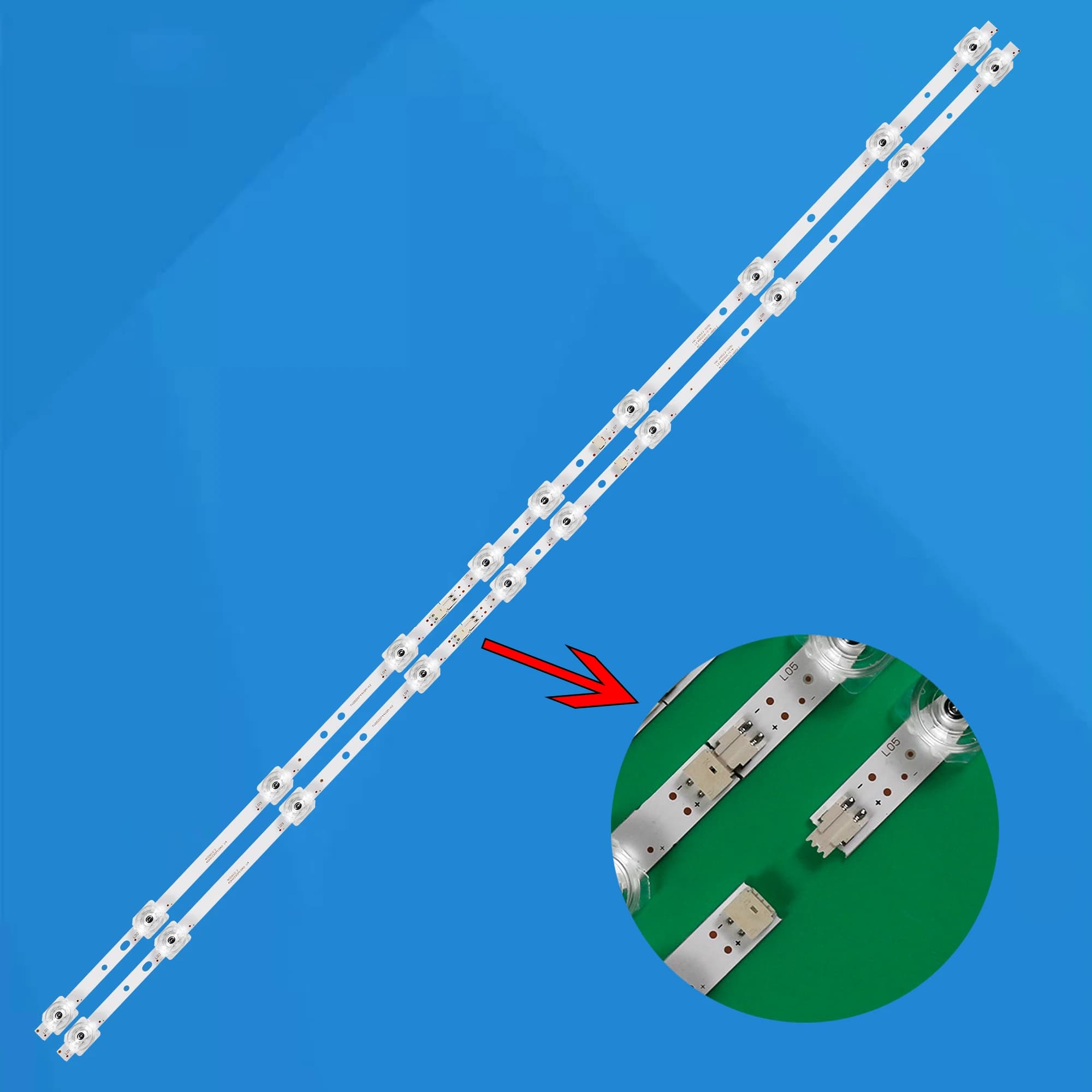 2/10/20pcs LED backlight Strip 40"TV 40D3000 40S6500FS 40D6 10X2 40HR330M10A0 V4 4C-LB4010-HR01J HR02J 40F6F 40L2F 40D610X2