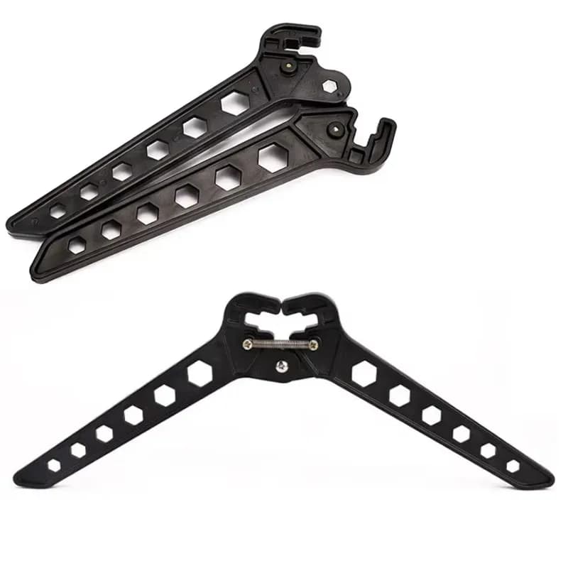 Archery Bow Holder Bow Stand Bracket Kick Rack Kickstand Target Compound Shooting Hunting Accessories