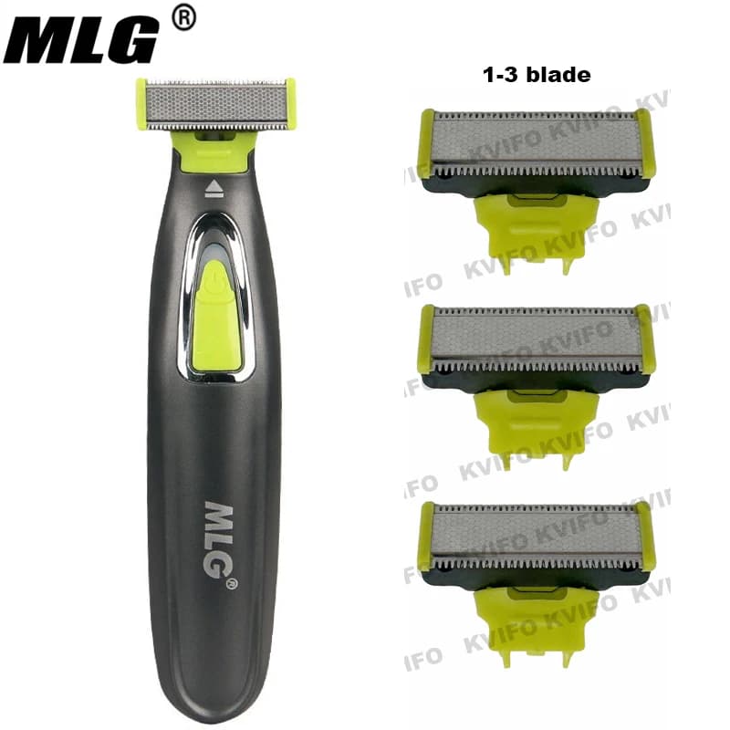 MLG BLADE Electric Shaver For Men and Women Portable Full Body Trimmer USB T Shaped Blade Razor For Beard Armpit For Washable
