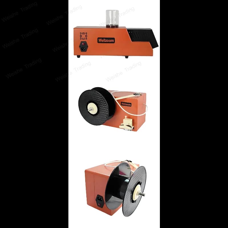 Desktop 3D Filament Maker Machine Dual Size Extruder for 1.75mm/3mm PLA ABS Consumables Speed Adjustable for Printing Consumable