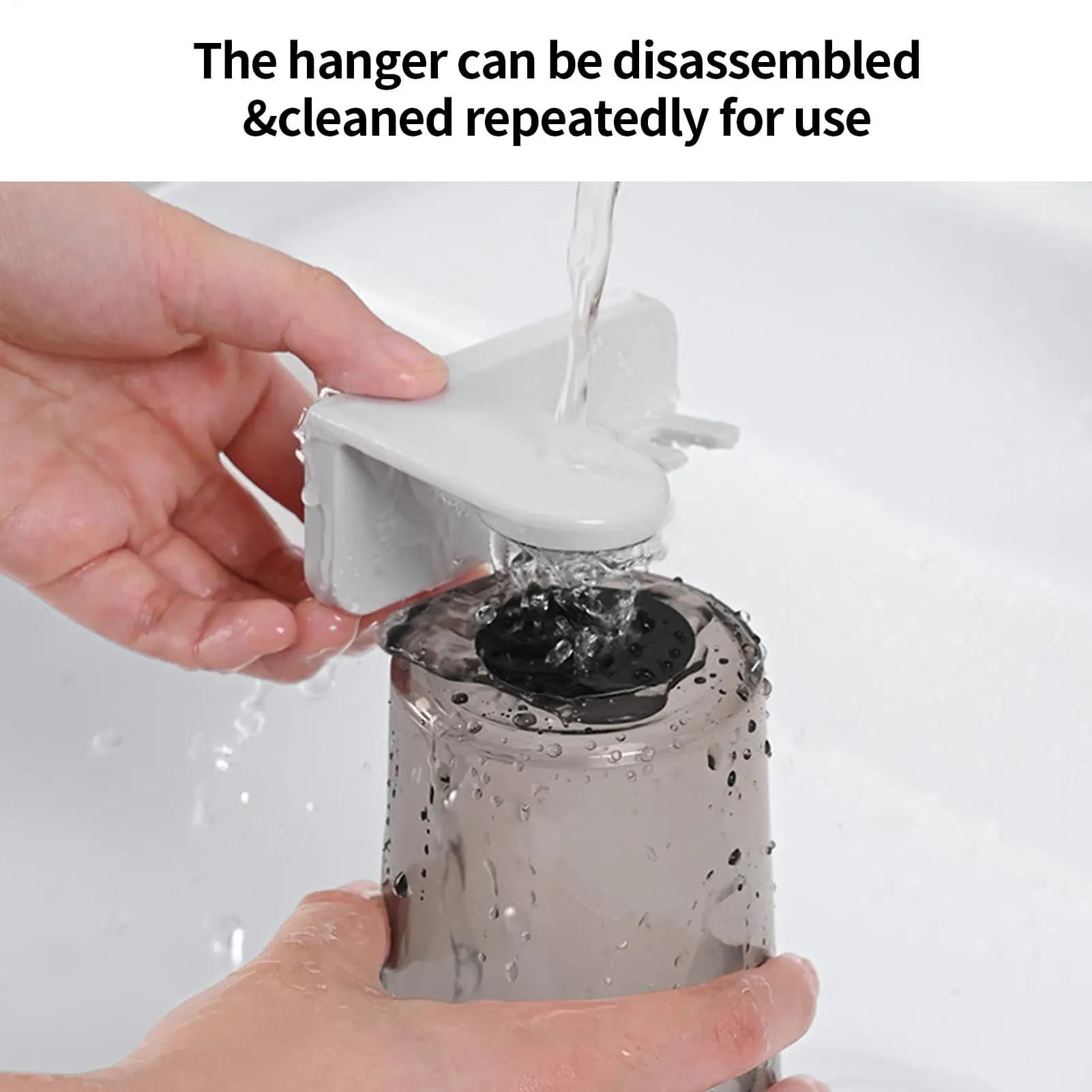 Tazze per il lavaggio della bocca Adesivo da parete Porta spazzolino magnetico Magnete Tazza per il lavaggio della bocca e scaffale da parete per bagno Bagno Casa
