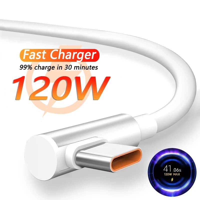 120 W fast charger for Xiaomi 14 13 12 11 Pro Ultra Lite Fast charging cable from USB A to C type for accessories Note 12