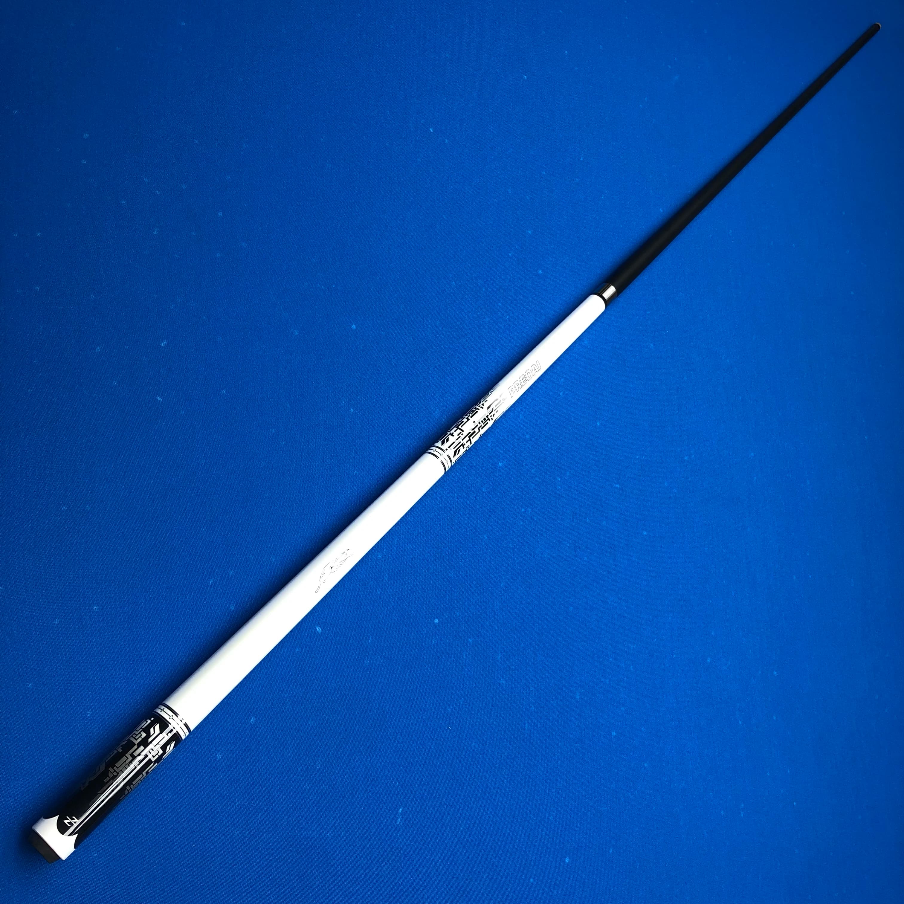 Stecca da Biliardo in Fibra di Carbonio 58 Pollici Portatile con Punta da 12mm, Stecca da Biliardo Divisibile in 2 Pezzi