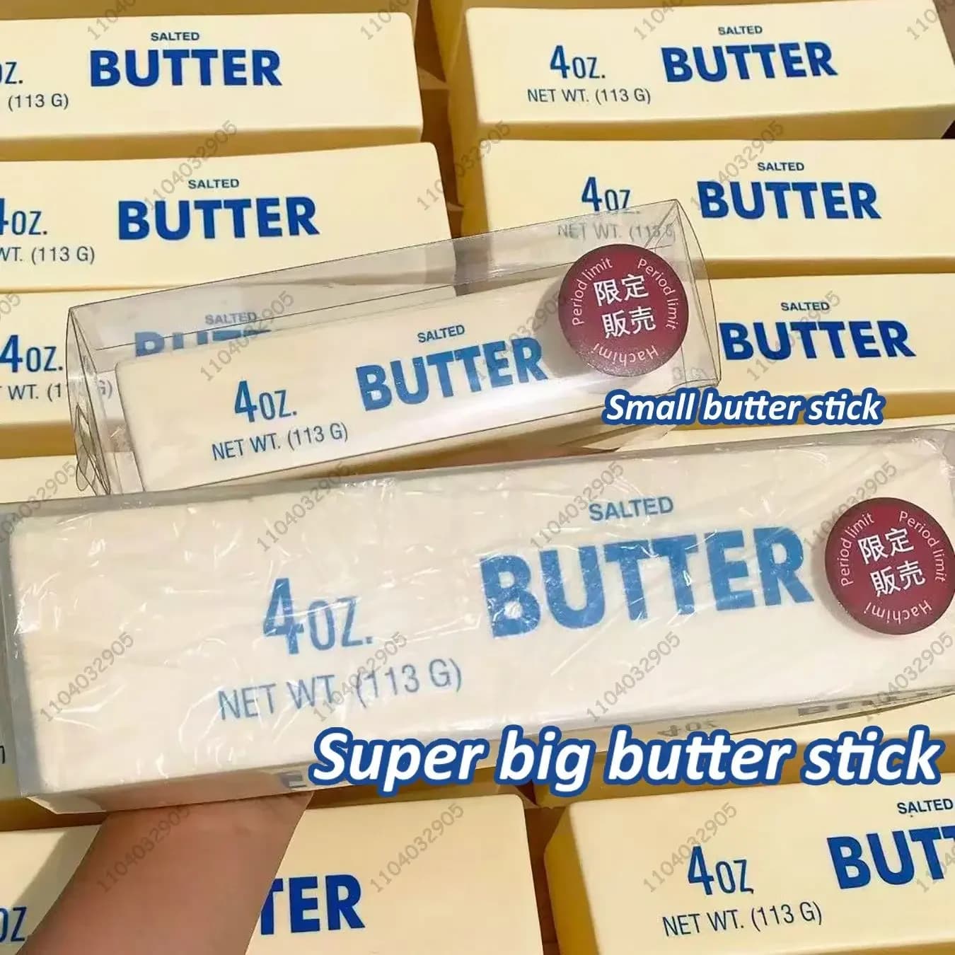 Squishy Super Big Butter Stick Slow Rising Fidget Toy Gigante, Morbido Giocattolo da Spremere per Adulti, Bambini, Ragazze, Regali per l'Autismo
