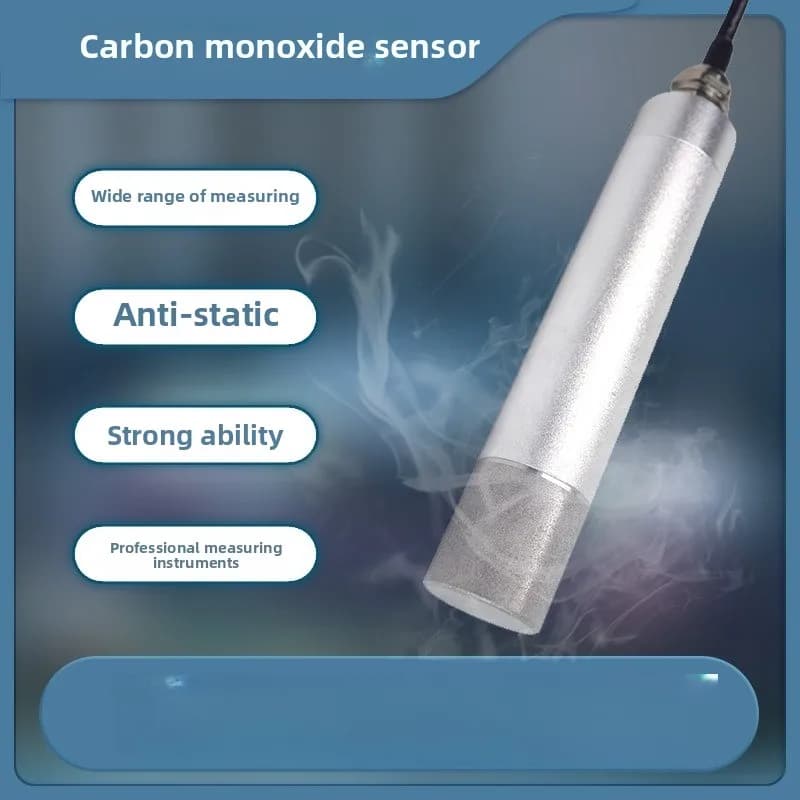 RY-CCO sensore tubolare di monossido di carbonio principio elettrochimico rilevatore di anidride carbonica CO metallo alluminio
