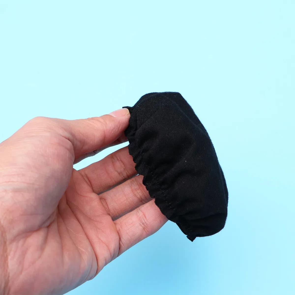 1Pair Stretchy Flannel Headphone Cover Fast Drying Washable Protector Compatible with Aviation Gaming Headsets 6-8.5cm