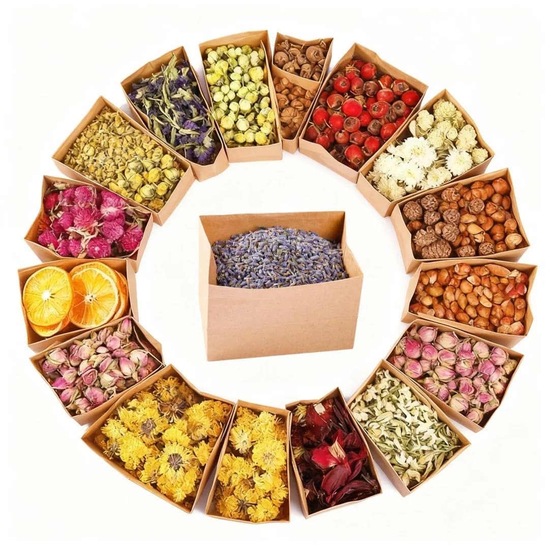 Fiore secco naturale premium per la produzione di sapone e candele fai da te | Rosa/Orchidea Farfalla/Camomilla/Lavanda/Jasmine | Decorazioni per la casa di nozze