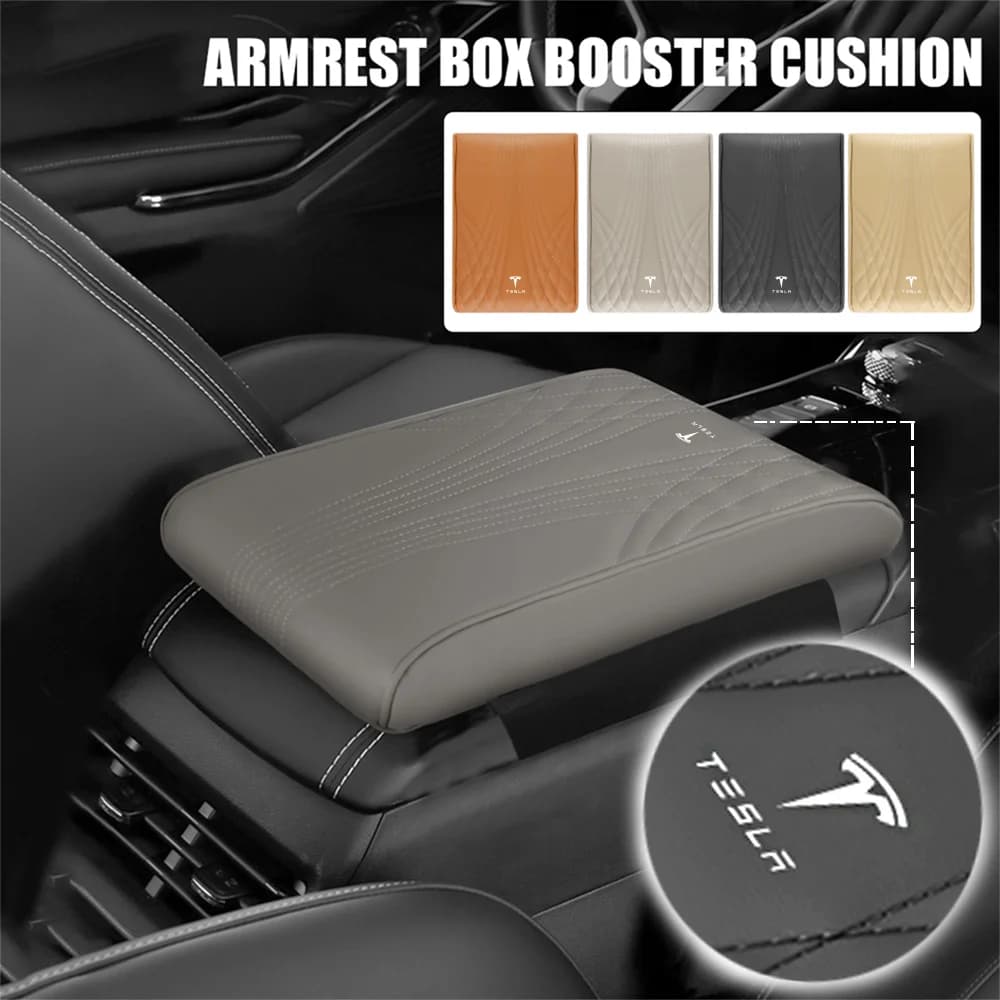 1 pz per Tesla Model 3 S X Y Roadster, Cuscino Protettivo per Bracciolo Centrale Auto, Supporto per Valvola, Accessori