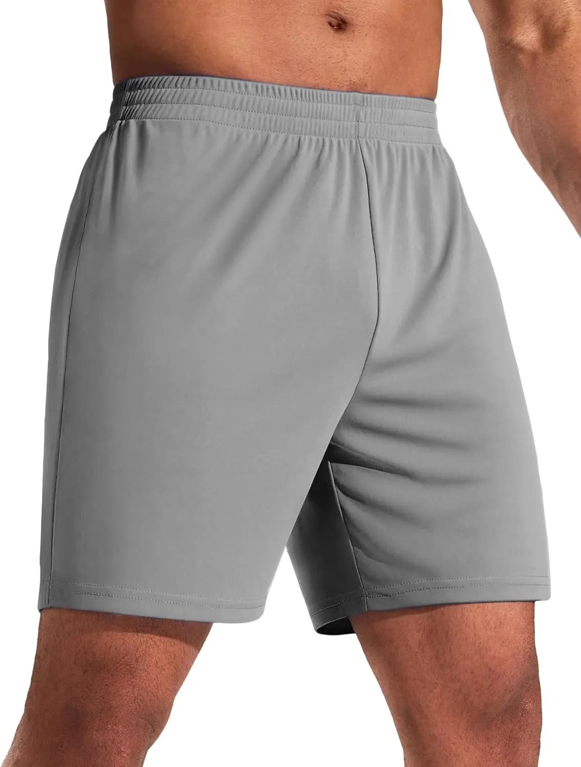 Men's Quick-Dry Athletic/Soccer/Basketball Shorts Without Pockets No Liner Running Workout Training Active Shorts