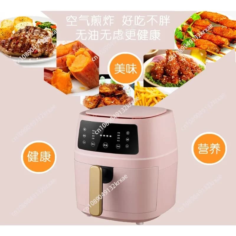 Friggitrice ad aria sana con forno da 6 litri Friggitrice ad aria con forno per toast friggitrice elettrica senza olio