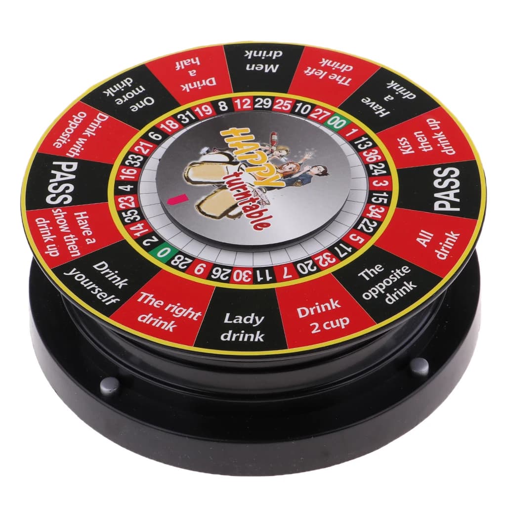 Gioco da Tavolo Elettrico Girevole in Plastica per Feste, Gioco Gonfiabile a Batteria